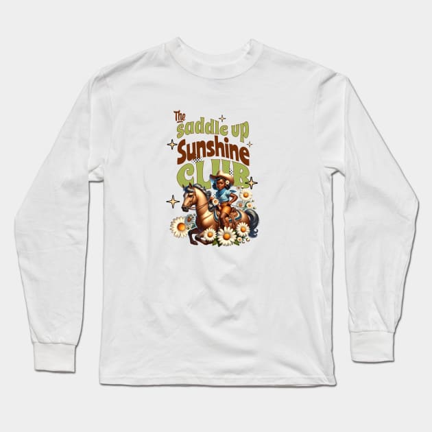 Cowgirl Long Sleeve T-Shirt by BeDazzleMe